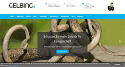 Desktop Screenshot of gelbing.de